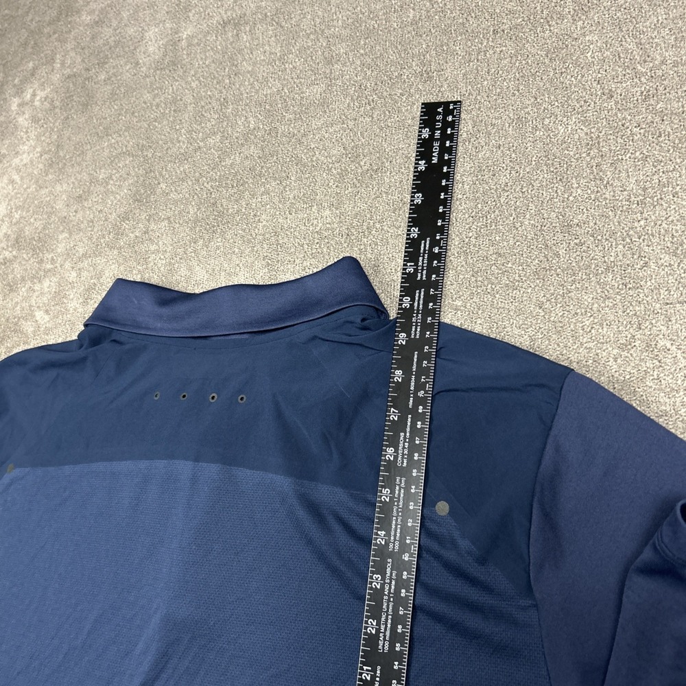 The North Face Golf Polo Shirt Men 2XL Navy Blue Lightweight Performance Stretch - Picture 9 of 11